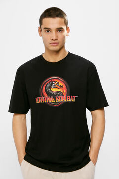 Springfield T-shirt Mortal Combat logo noir
