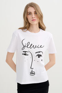 Inside T-shirt de manga curta estampada