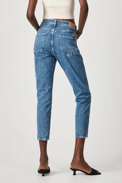 Springfield Relaxed fit high rise jeans  bluish