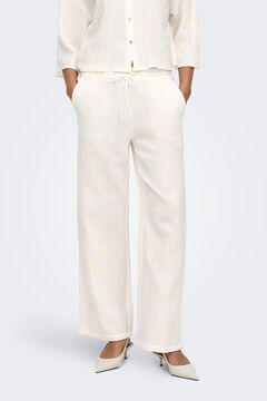 JDY Bestickte Bambus-Hose