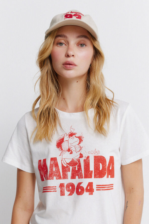 Springfield T-shirt Mafalda white