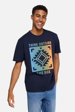 Springfield Camiseta outside the box azul oscuro