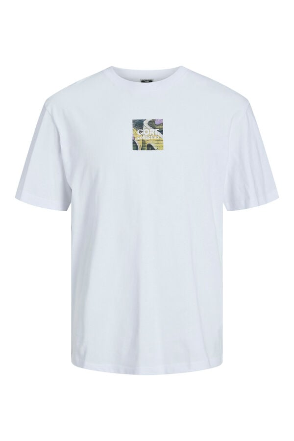 Springfield T-shirt relaexd fit com estampa natural