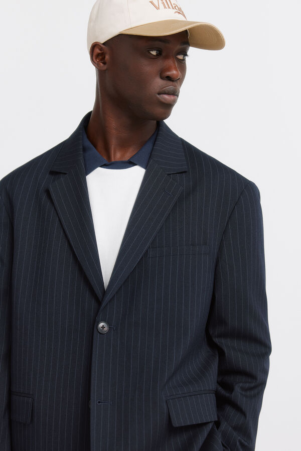 Springfield Pinstripe blazer blue