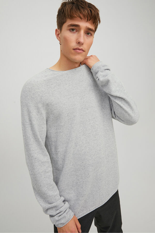 Jack & Jones Essential jersey-knit jumper grey