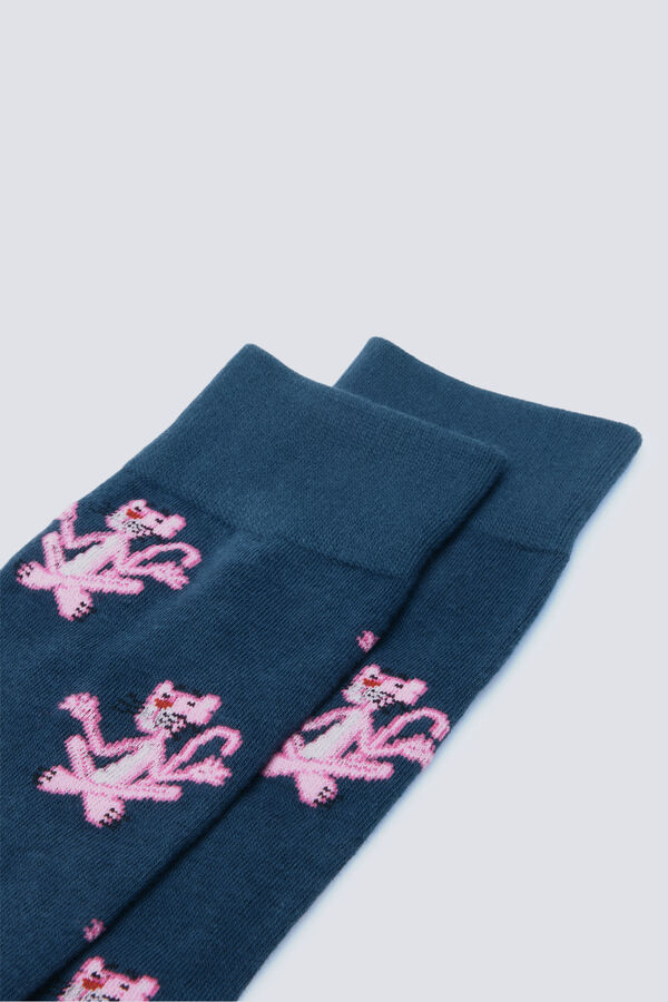 Springfield Calcetín Pantera Rosa. The Pink Panter™ azul