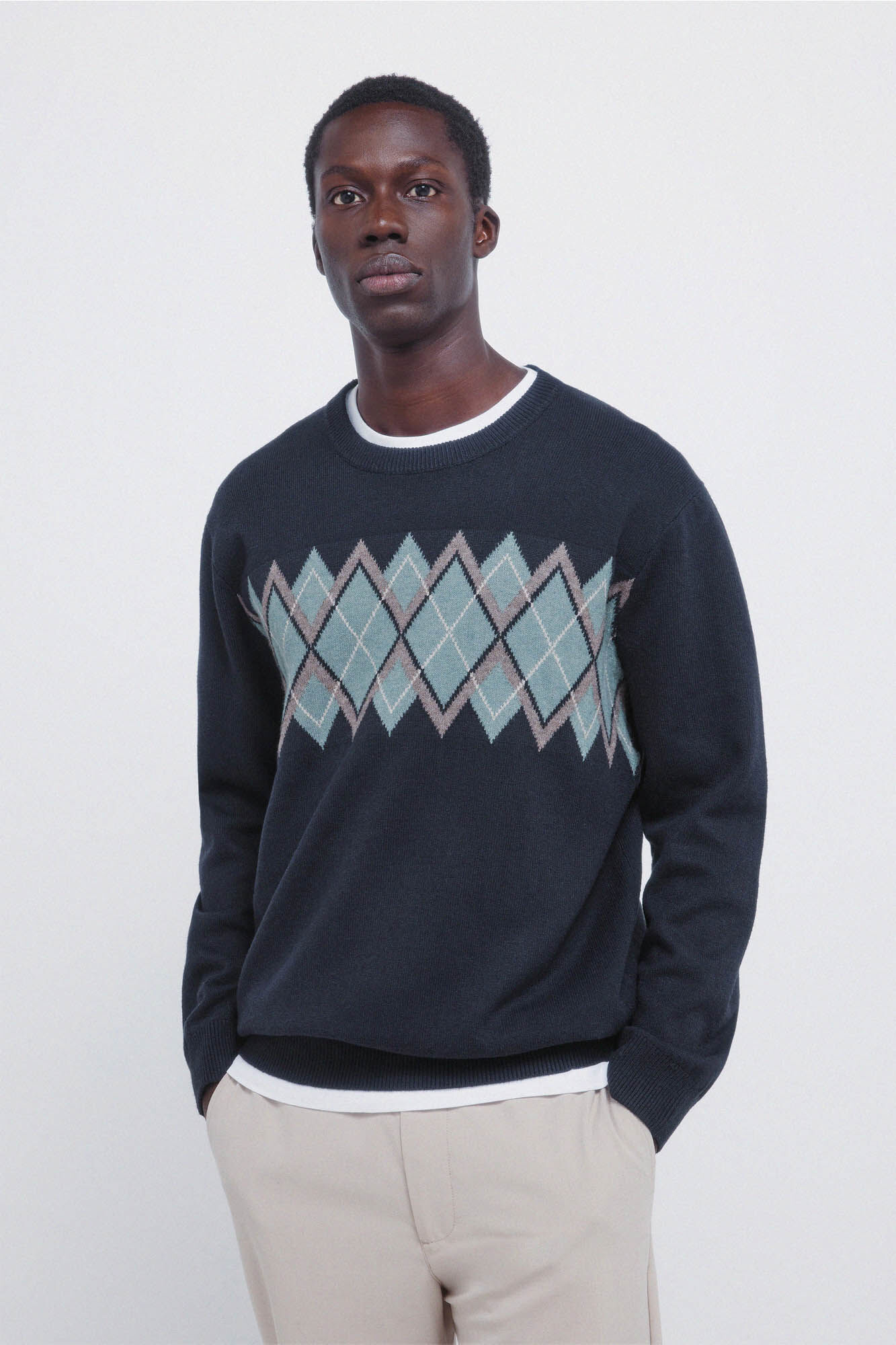 Springfield Jacquard Christmas jumper