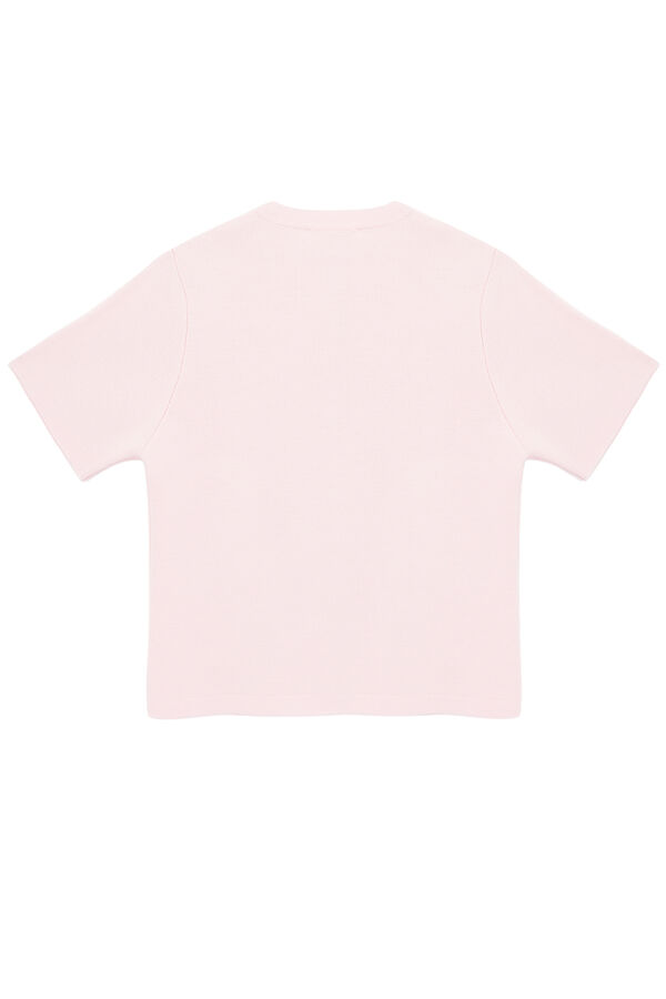 Koton Top tipo casaco de malha rosa