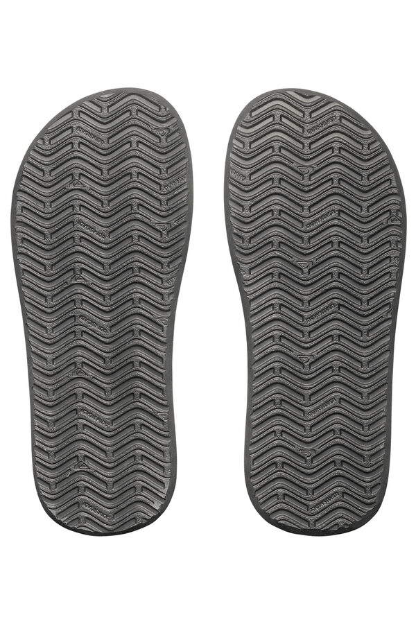 Quiksilver Leinenriemen-Sandalen Nude