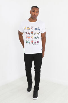 Brave Soul T-shirt vespas manga curta