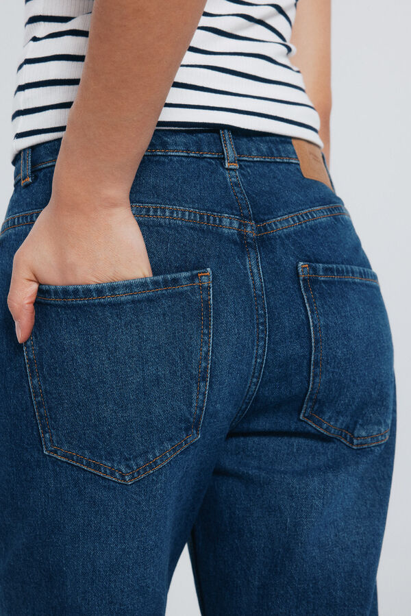 Springfield calça jeans mamãe azul