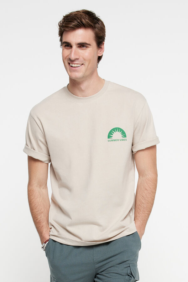 Springfield Kurzarm-Shirt  silber