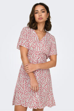 Only Vestido corto manga corta