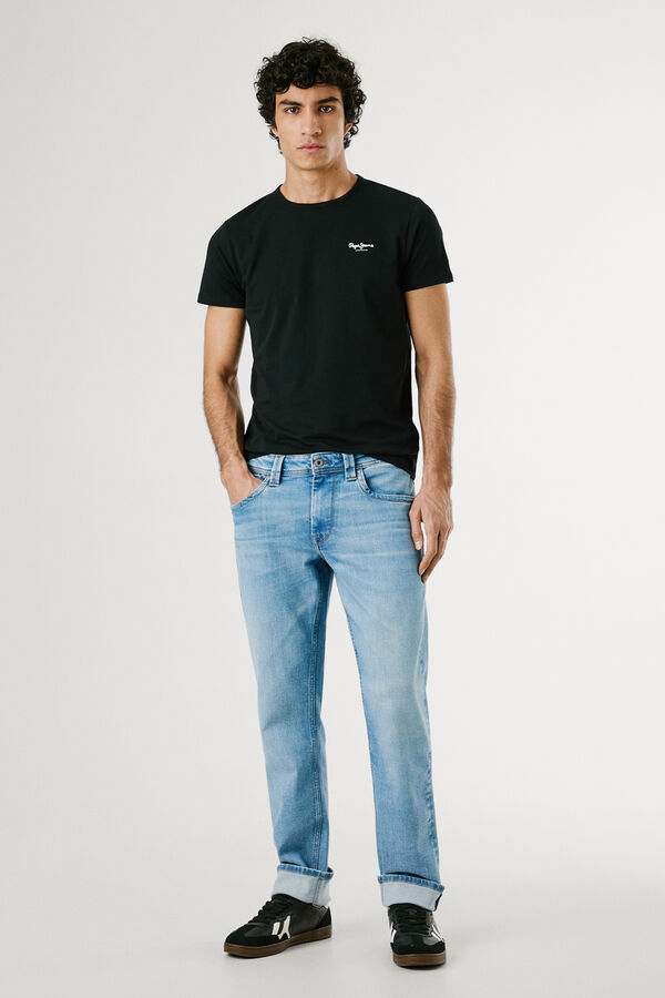 Pepe Jeans Slim short sleeve t-shirt black