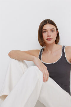 Springfield T-shirt dos nageur brod&eacute;