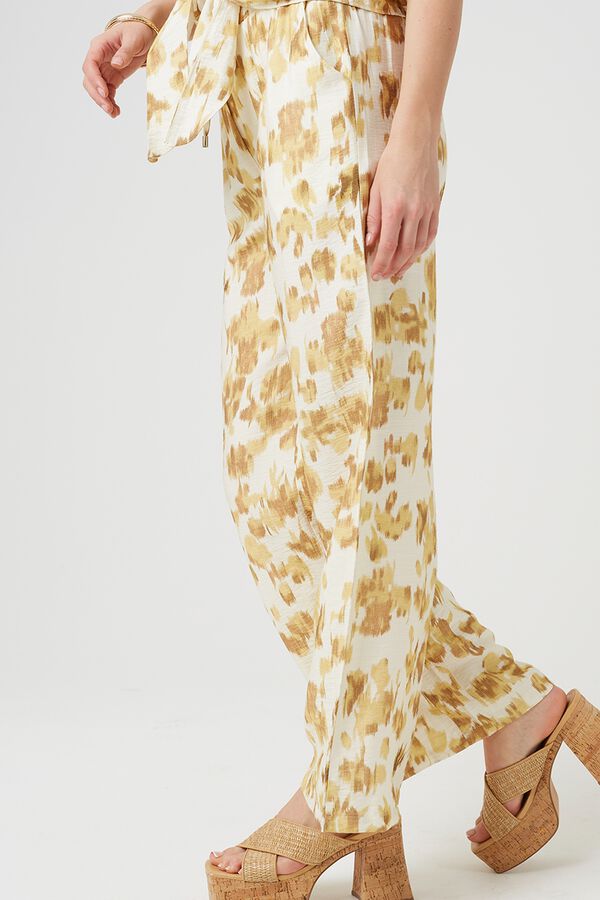 Brave Soul Wide printed trousers printed