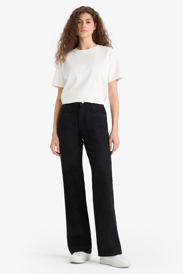 DeFacto High-waisted jeans black