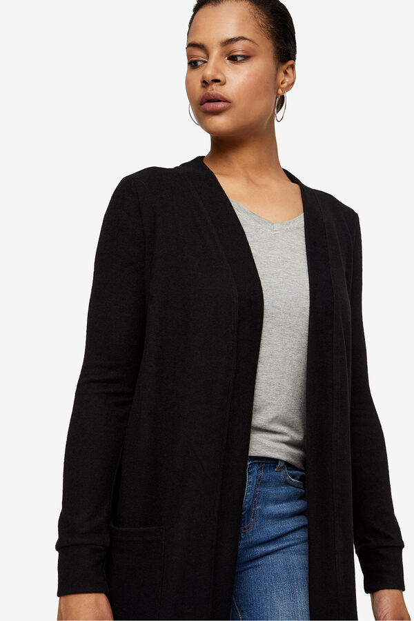 Noisy May Strickjacke Schwarz