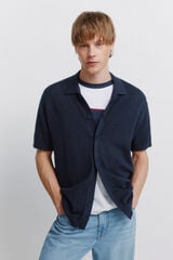 Springfield Cardigan structur&eacute; bleu