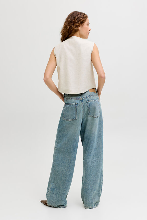 Jack & Jones Asymmetric tailored gilet grey