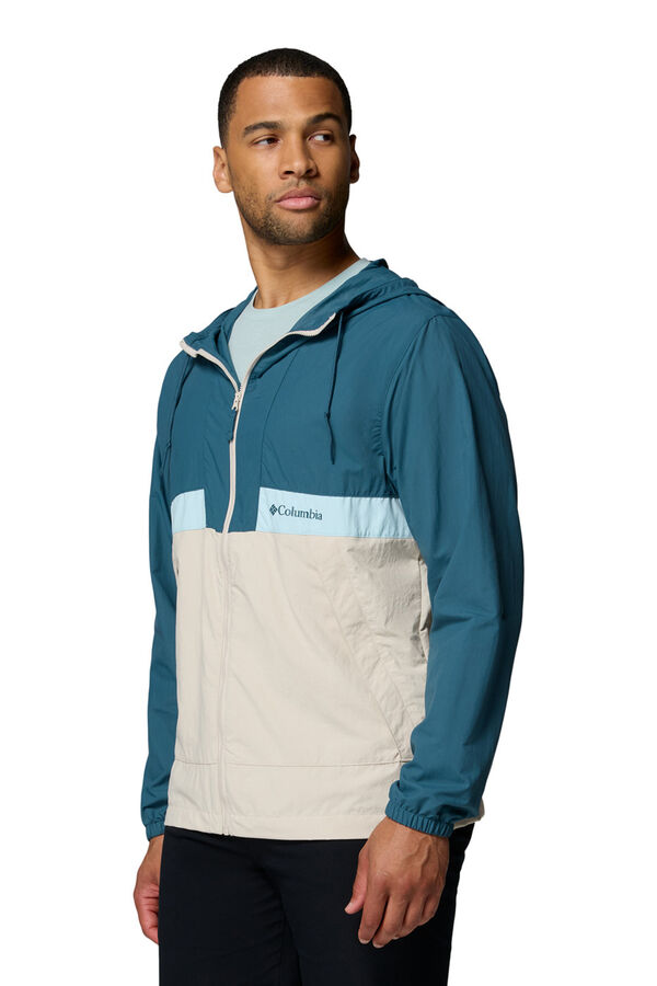 Columbia Hooded windbreaker blue