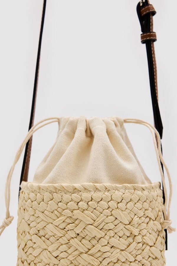 Inside Bolso cesta yute beige