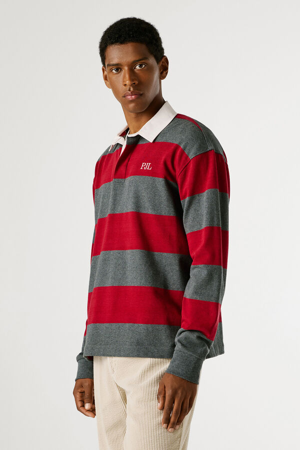 Pepe Jeans  Long-sleeved polo shirt red