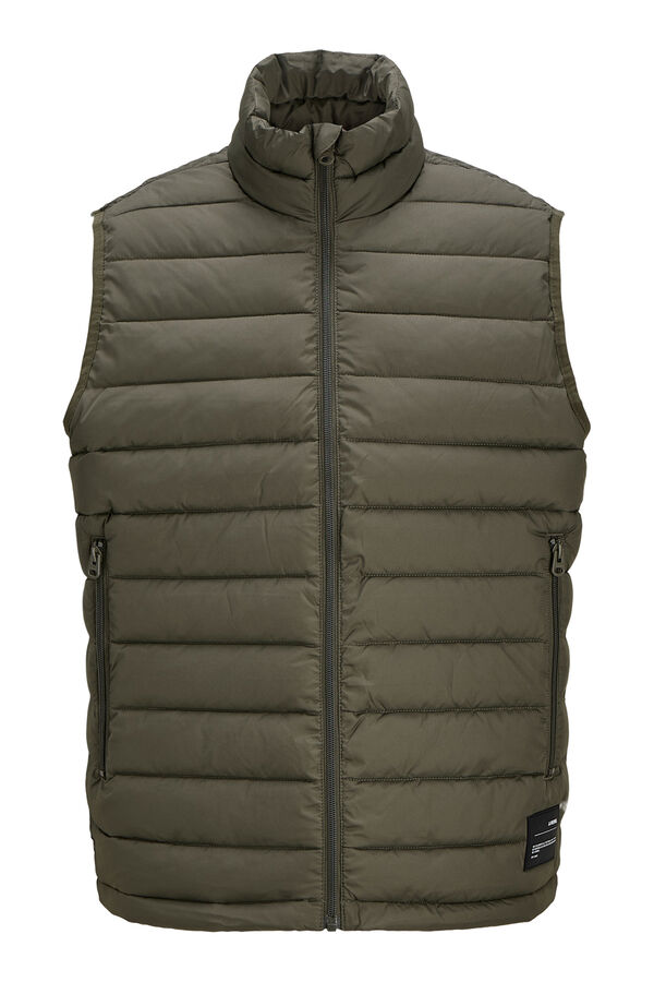 JJ REBEL Chaleco acolchado ligero verde