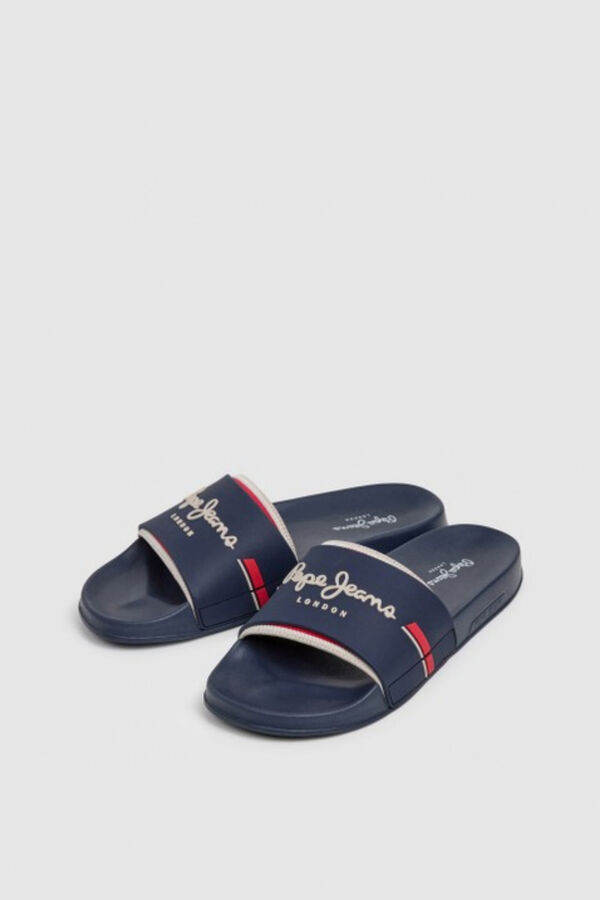 Pepe Jeans Double buckle sandals blue