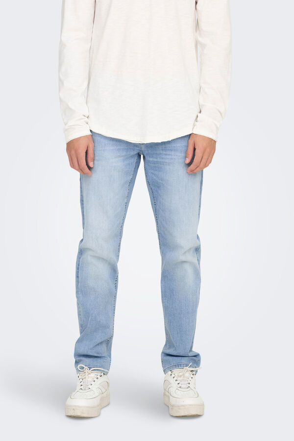Only & Sons Jeans im Regular Fit Blau
