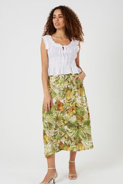 Brave Soul Falda larga estampada