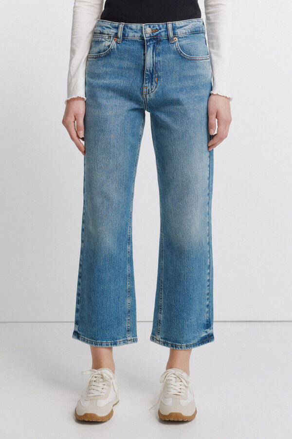Springfield Mid-rise jeans blue