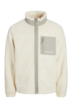 Jack & Jones Casaco teddy branco