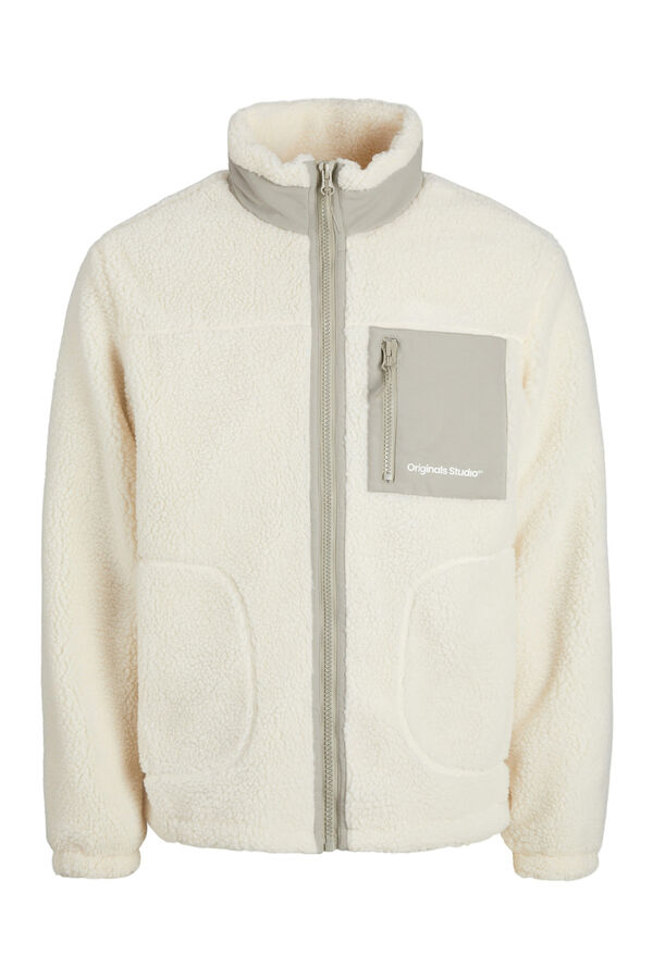 Jack & Jones Teddy jacket white