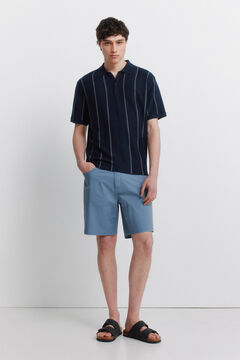 Springfield Lightweight 5-pocket washed regular fit Bermuda shorts