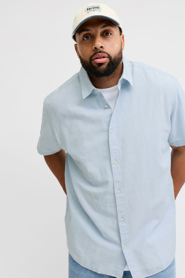 Jack & Jones PLUS Basic short sleeve shirt k&eacute;k