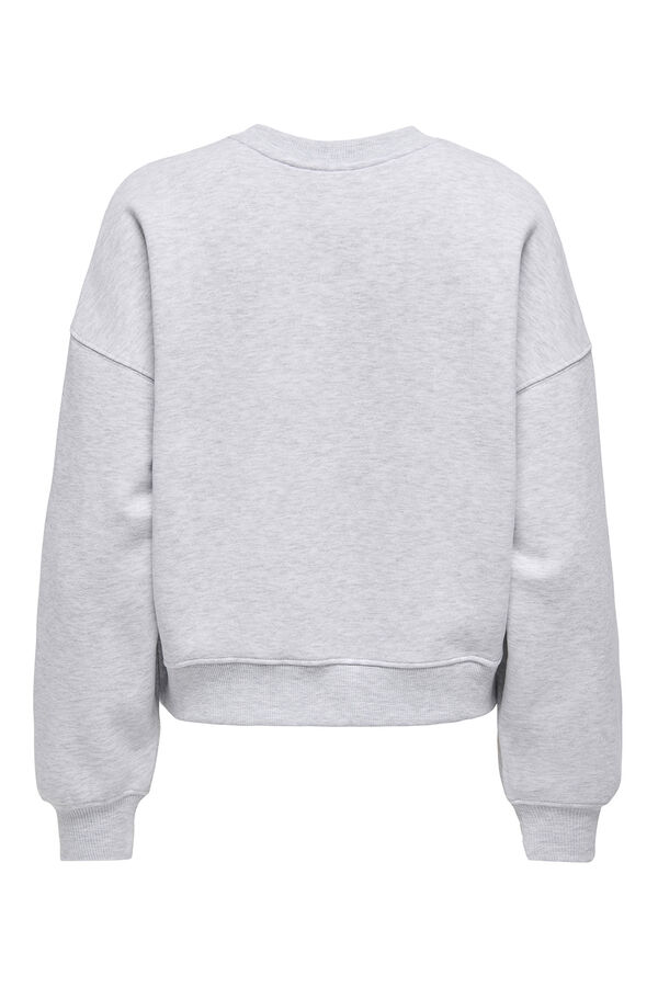 Only Sudadera detalle texto gris