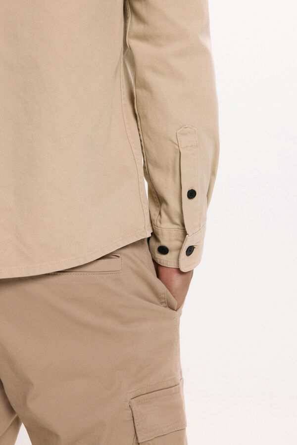 Only & Sons Sobrecamisa manga larga gris