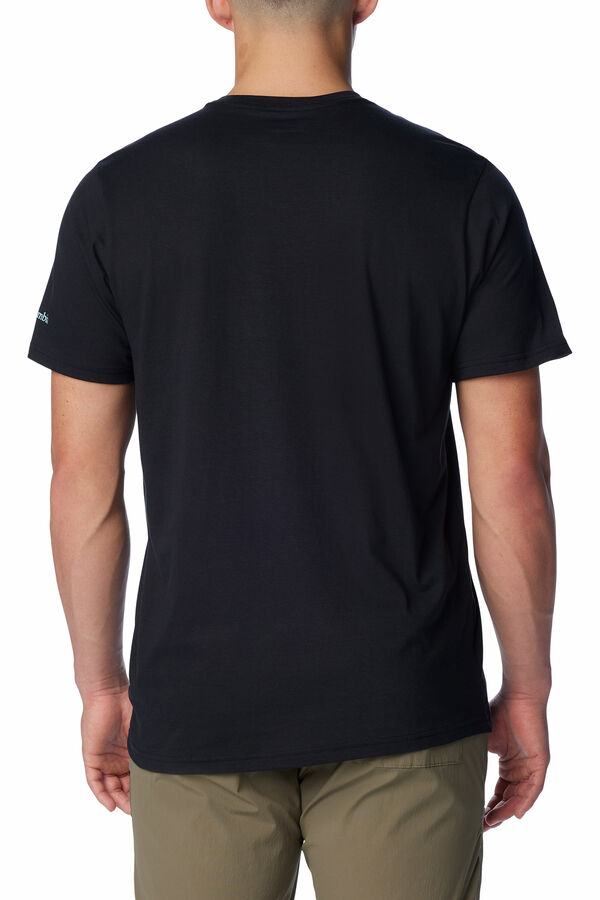 Springfield Short-sleeved Columbia Rockaway River™ T-shirt Outdoor for men crna