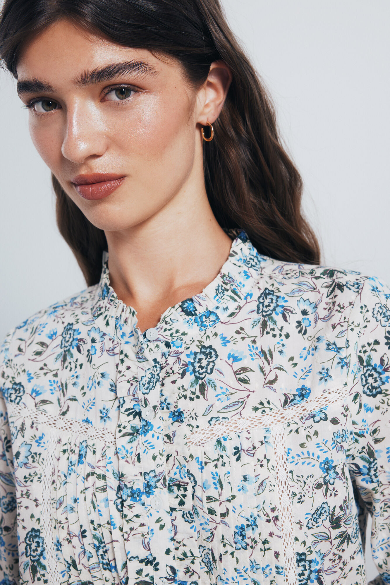 Springfield Plumetis lace blouse