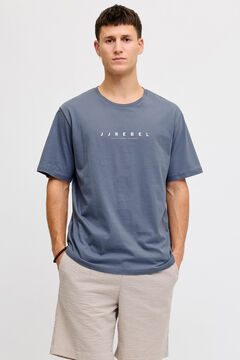 JJ REBEL Camiseta b&aacute;sica logo manga corta