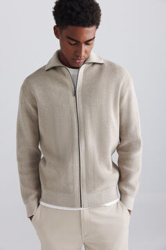 Springfield Zip fastening structure cardigan