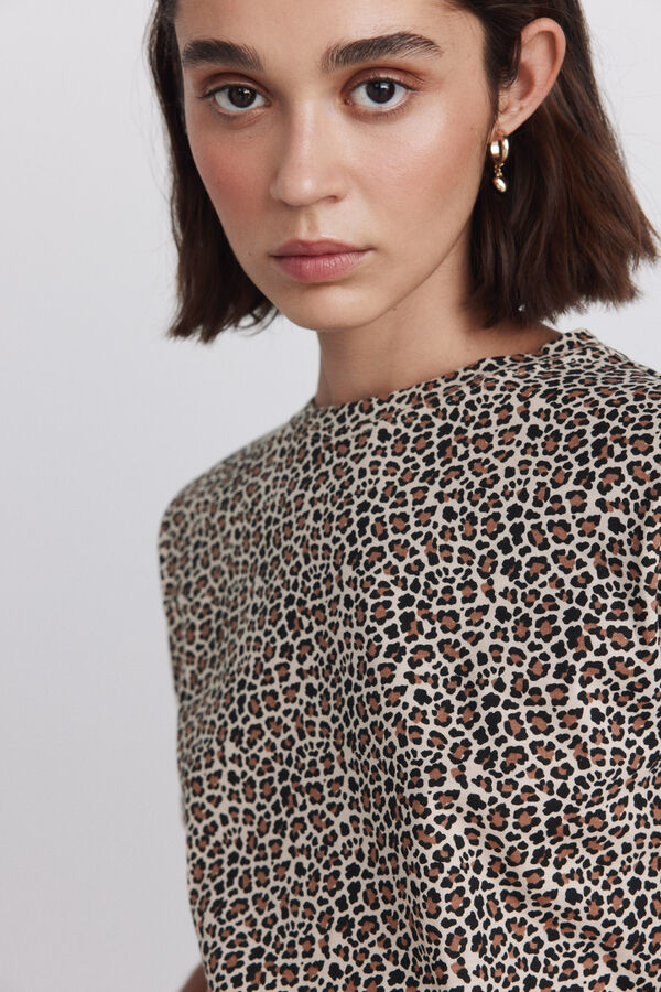 Springfield Animal print T-shirt printed