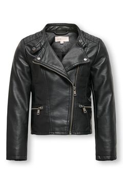 Only Girls Chaqueta biker efecto piel