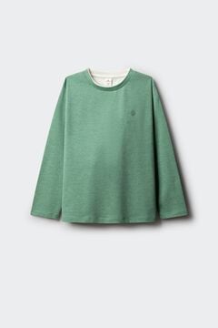 Springfield Kids Camiseta manga larga b&aacute;sica ni&ntilde;o