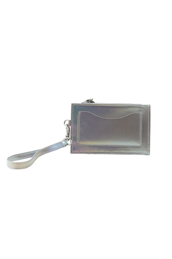 Oxxo Metallic purse with hook blue