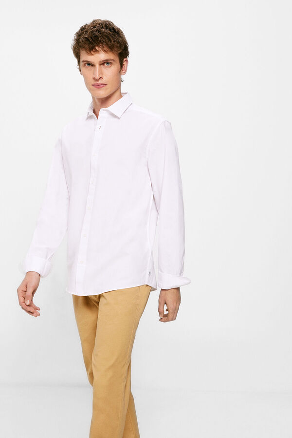 Springfield Chemise pinpoint blanc