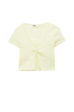 Koton Camiseta cuello pico manga corta