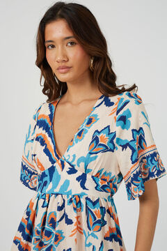 Brave Soul Vestido largo estampado