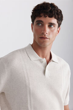 Springfield Basic structure polo shirt grey